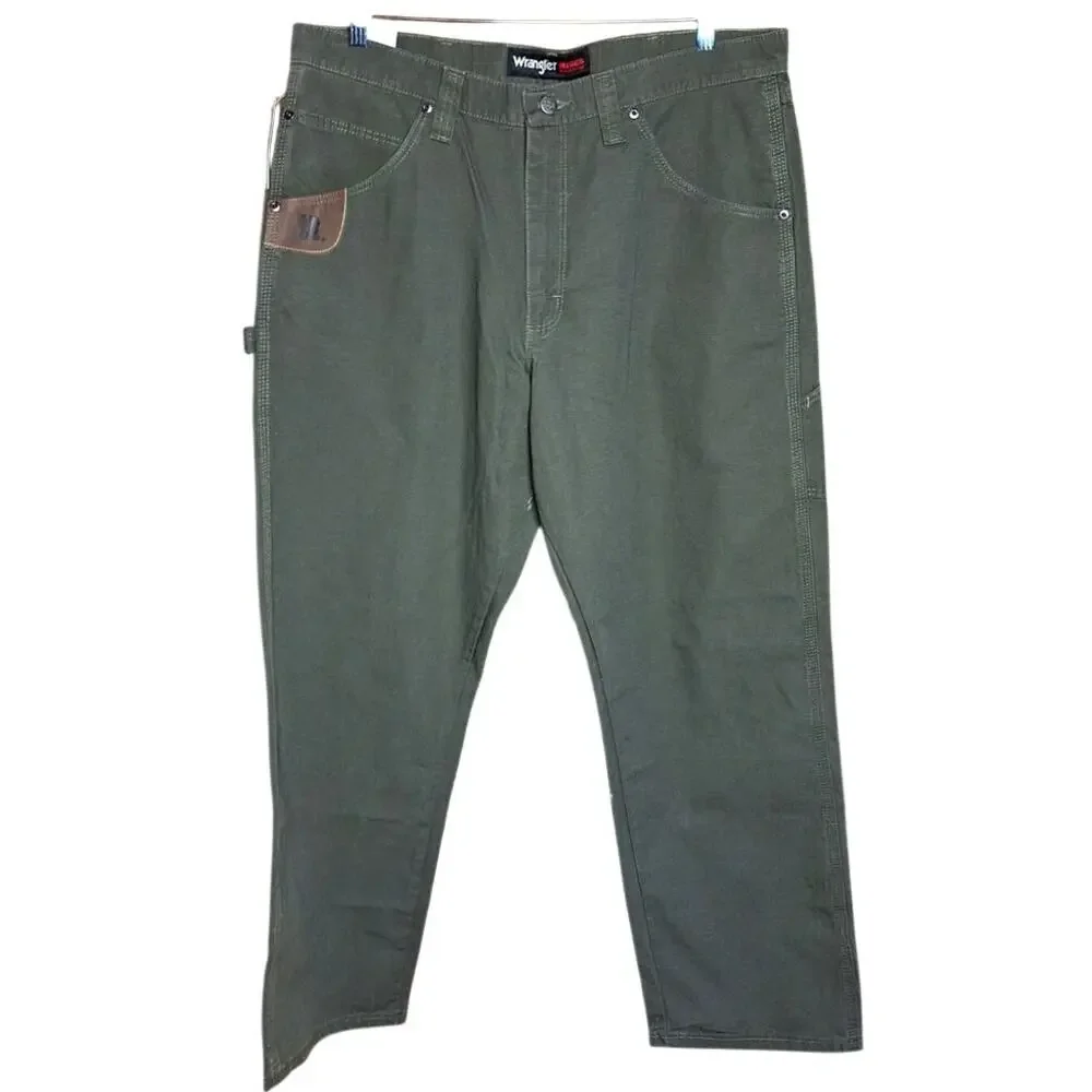 Wrangler NEW Ripstop relaxed carpenter pants 36x30 work pant lifetime warranty